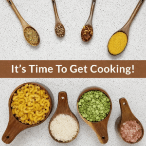 Wooden Measuring Cups & Spoons Set – Acacia Wood (8 Piece Set)